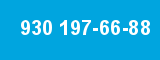 930 197-66-88 930 197-66-88